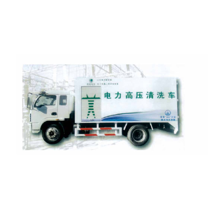 High pressure cleaning vehicle